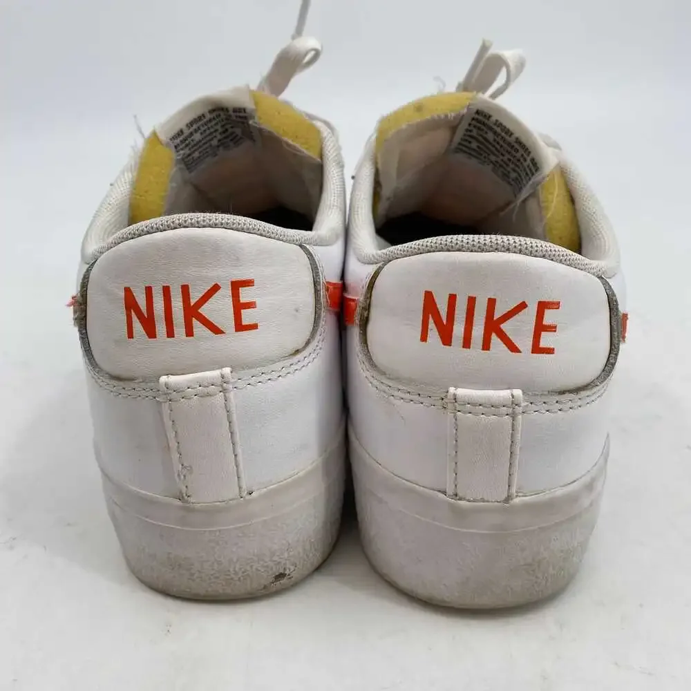 Nike White Orange Platform Blazer Sneakers | Women’s Size 10